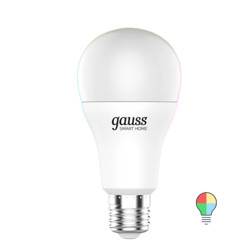 Лампочка Е27 10W Gauss RGB